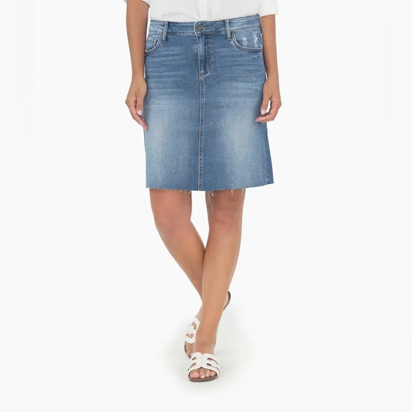 Kut from the Kloth Dresses & Skirts - KUT from the Kloth Melinda Skirt (Explorative Wash)